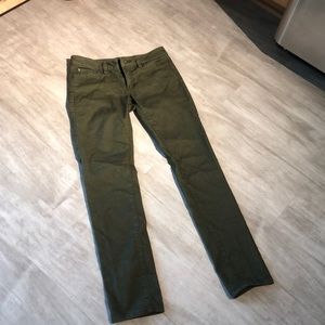 Prana skinny pant size 6 or 28 . Green